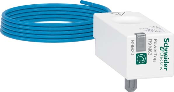 Schneider R9M20 PowerTag Resi9 M63, 1P+N-Kabel, Verbindung mit dem Wiser Hub