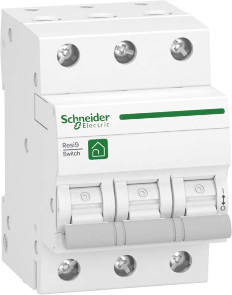 Schneider R9S64363 Lasttrennschalter Resi9, 3P, 63A, 415V AC