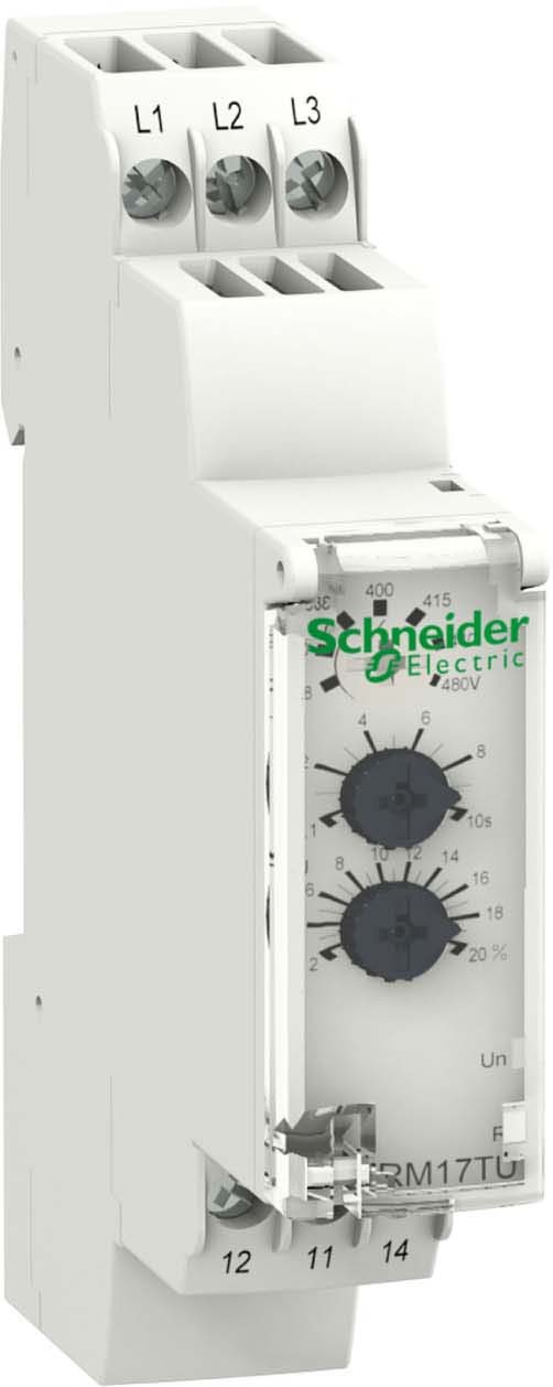 Schneider RM17TU00 Netzüberwachung, Phasenfolge, -ausfall, Unterspannung, 183-528 VAC