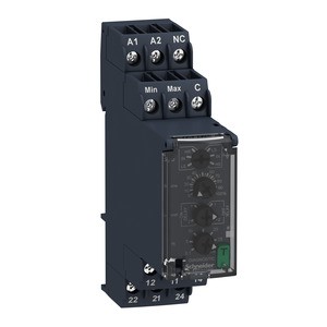 Schneider RM22LA32MR Niveaurelais, 0,25 k-1 MOhm, 24-240VAC/DC, Zeitverzögerung, 2 W