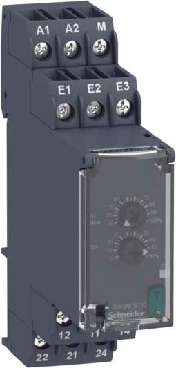 Schneider RM22UA22MR Überwachung auf Überspannung, 1-100 VAC/DC, 24-240VAC/DC, 2 W