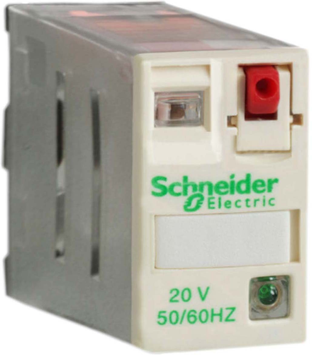 Schneider RPM11B7 Leistungsrelais RPM, 1 W, 15 A, 24 VAC, ohne LED, mit Prüftaste