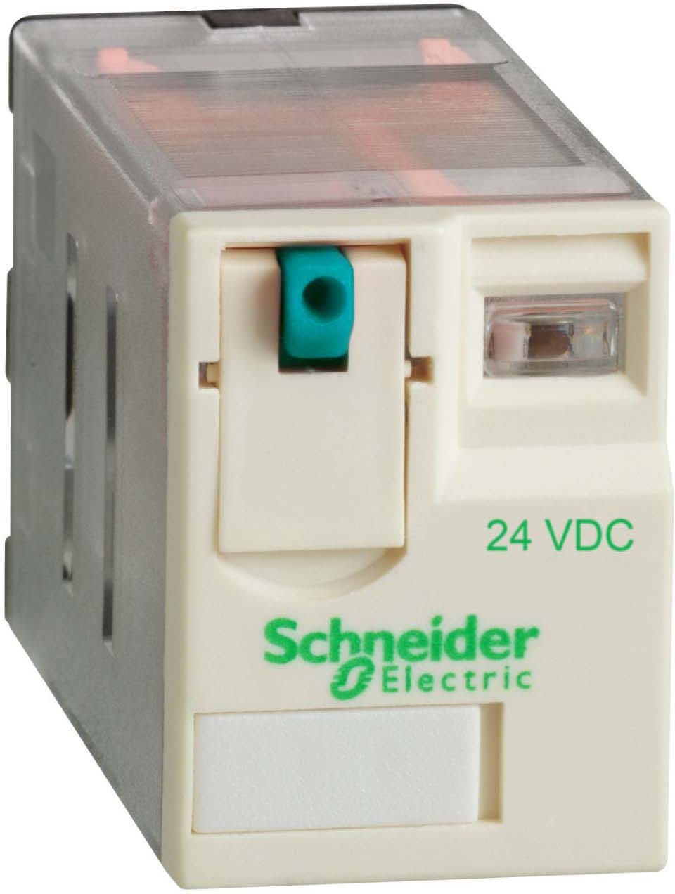 Schneider RPM22BD Leistungsrelais RPM, 2 W, 15 A, 24 VDC, mit LED, mit Prüftaste