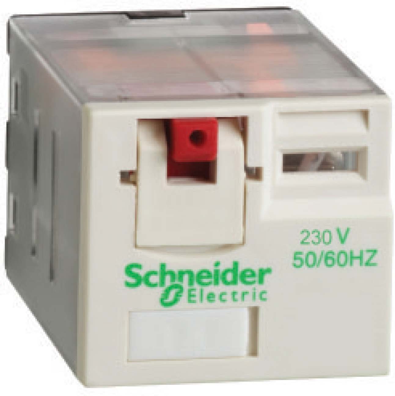 Schneider RPM41P7 Leistungsrelais RPM, 4 W, 15 A, 230VAC, ohne LED, mit Prüftaste