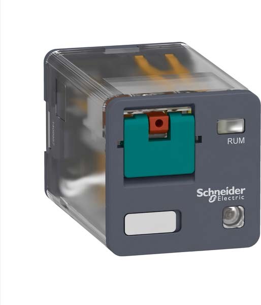 Schneider RUMC32P7 Steckbare Universalrelais RUM, 3 W, 10 A, 230VAC, mit LED, mit Prüftaste
