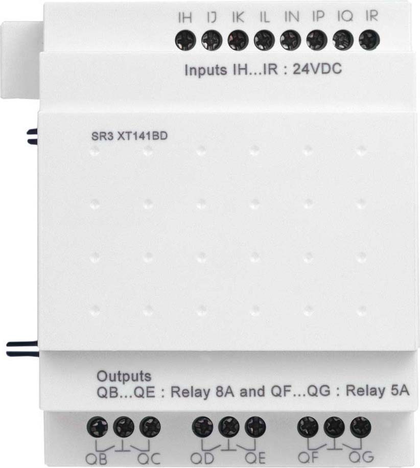 Schneider SR3XT141FU Digitales Ein-/Ausgangsmodul, Zelio Logic, 14 E/A, 100 bis 240 VAC, Relaisausgänge