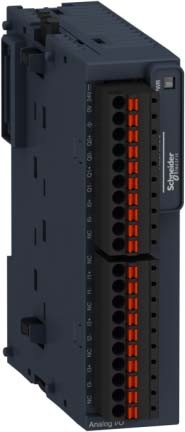 Schneider TM3AM6G Analoges Ein-/Ausgangsmodul, Modicon TM3, 4 Eingänge / 2 Ausgänge, Spannung / Strom, Auflösung 12 Bit, Federzugklemmen