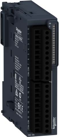 Schneider TM3DI16 Digitales Eingangsmodul, Modicon TM3, 16 Eingänge, 24 VDC, Schraubklemmen