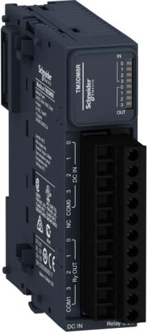 Schneider TM3DM8R Digitales Ein-/Ausgangsmodul, Modicon TM3, 4 Eingänge / 4 Ausgänge, 24 VDC / 240 VAC, Relais, Schraubklemmen