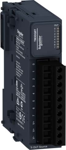 Schneider TM3DQ8T Digitales Ausgangsmodul, Modicon TM3, 8 Ausgänge, 24 VDC, Source Transistor, Schraubklemmen