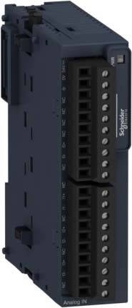 Schneider TM3TI4 Analoges Eingangsmodul, Modicon TM3, 4 Eingänge, Spannung / Strom / Temperatur, Auflösung 16 Bit, Schraubklemmen