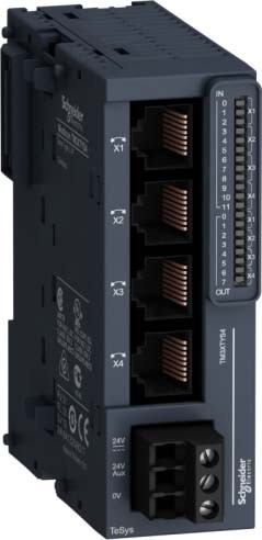 Schneider TM3XTYS4 Expertenmodul, Modicon TM3, zum Anschluss von 4 TeSys Motorstartern, RJ45