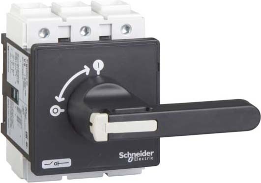 Schneider Electric VBF5 Hauptschalter 4-Loch befür 3-polig 690V 125A Griff lang schwarz abschließbar
