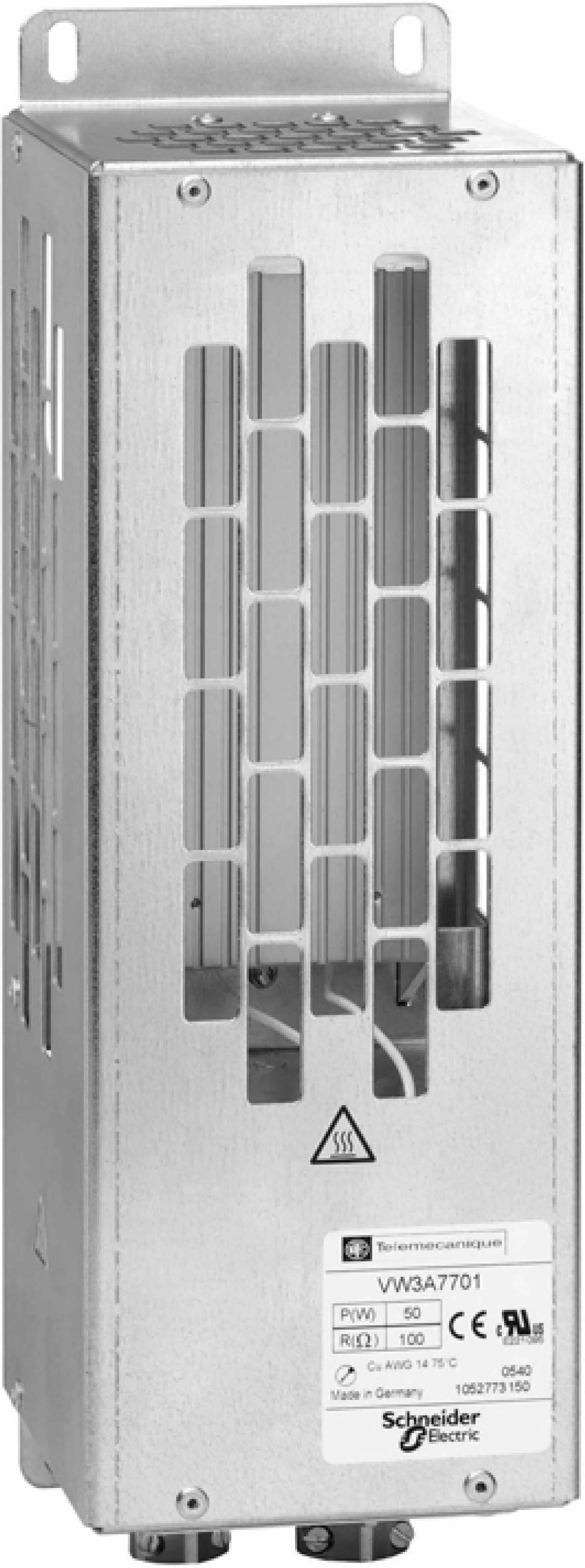 Schneider VW3A7704 Bremswiderstand, IP 20, 15Ohm, 1000 W