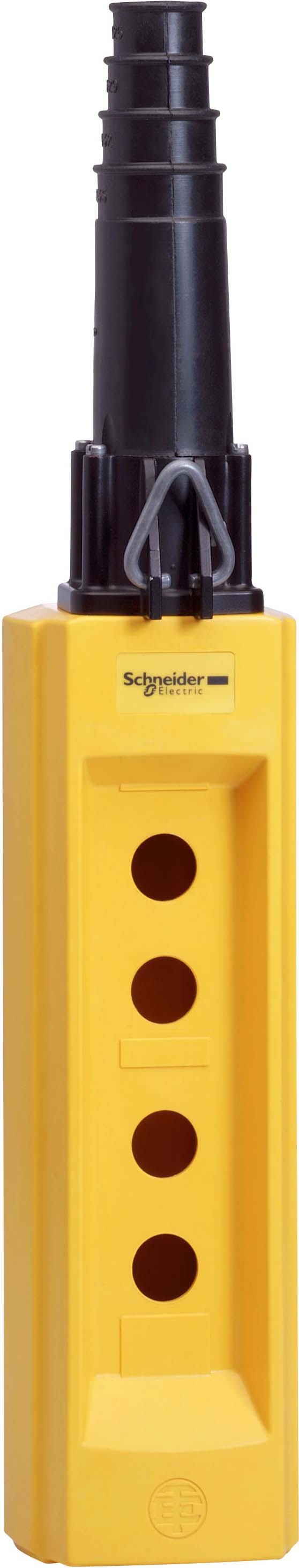 Schneider XACB041 Leergehäuse für Hängetaster XAC-B, 4 Bohrungen+1 an der Geräteunterseite