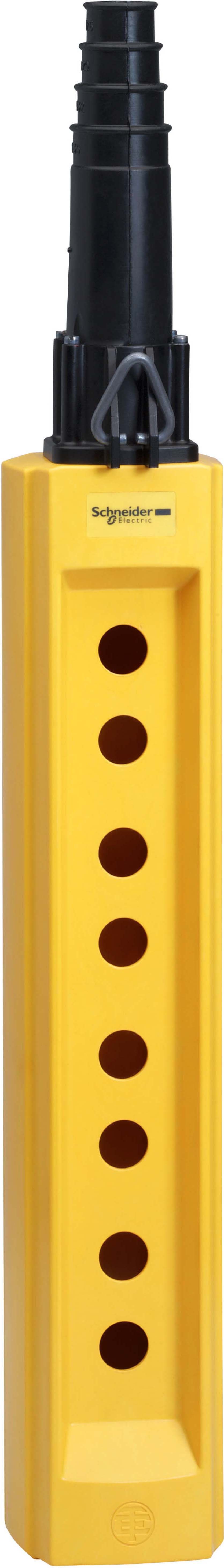 Schneider XACB0815 Leergehäuse für Hängetaster XAC-B, 8 Bohrungen+1 an der Geräteunterseite