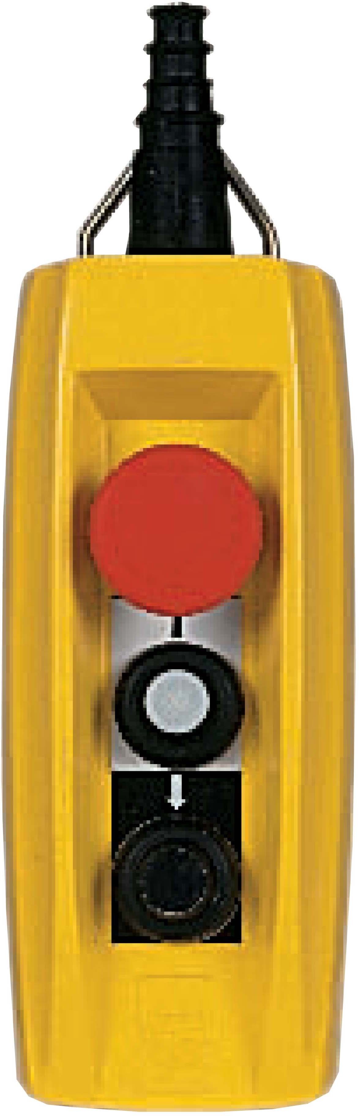 Schneider XACB3191 Hängetaster XAC-B, 2 Drucktaster 1 Not-Halt/Not-Aus-Taster