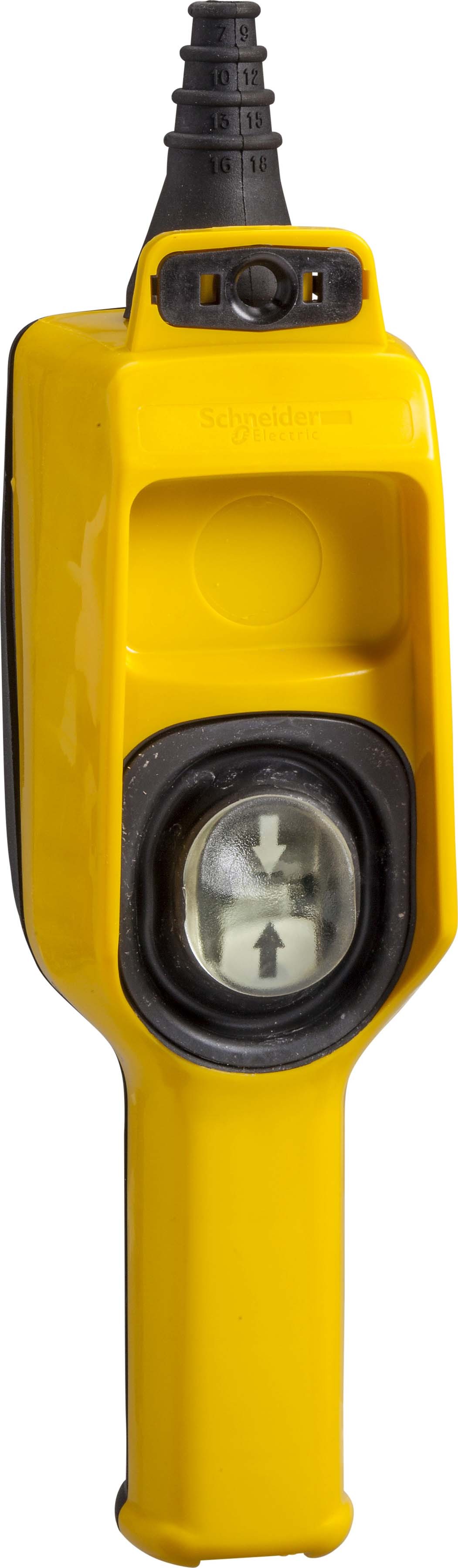 Schneider XACD022 Leergehäuse für Hängetaster XAC-D, Richtungshebel, 1 Bohrung