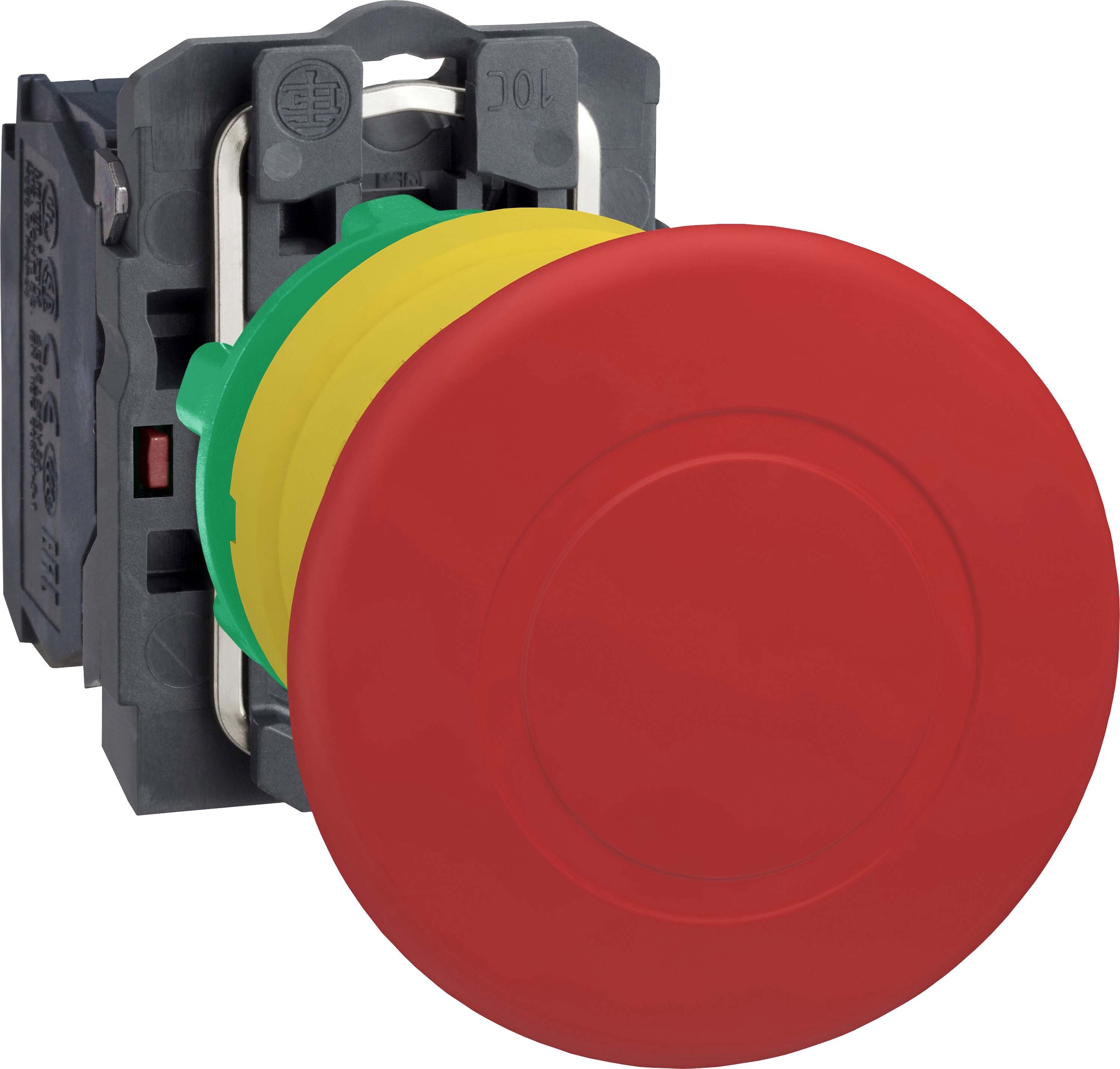 Schneider XB5AT842 Not-Aus/Not-Halt-Schalter, Harmony XB5, Kunststoff, Zugentriegelung, 22mm, Pilz 40mm, 1Ö
