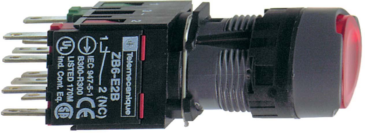 Schneider Electric XB6AF4B5B Leuchtdrucktaster Rt 1S1Ö