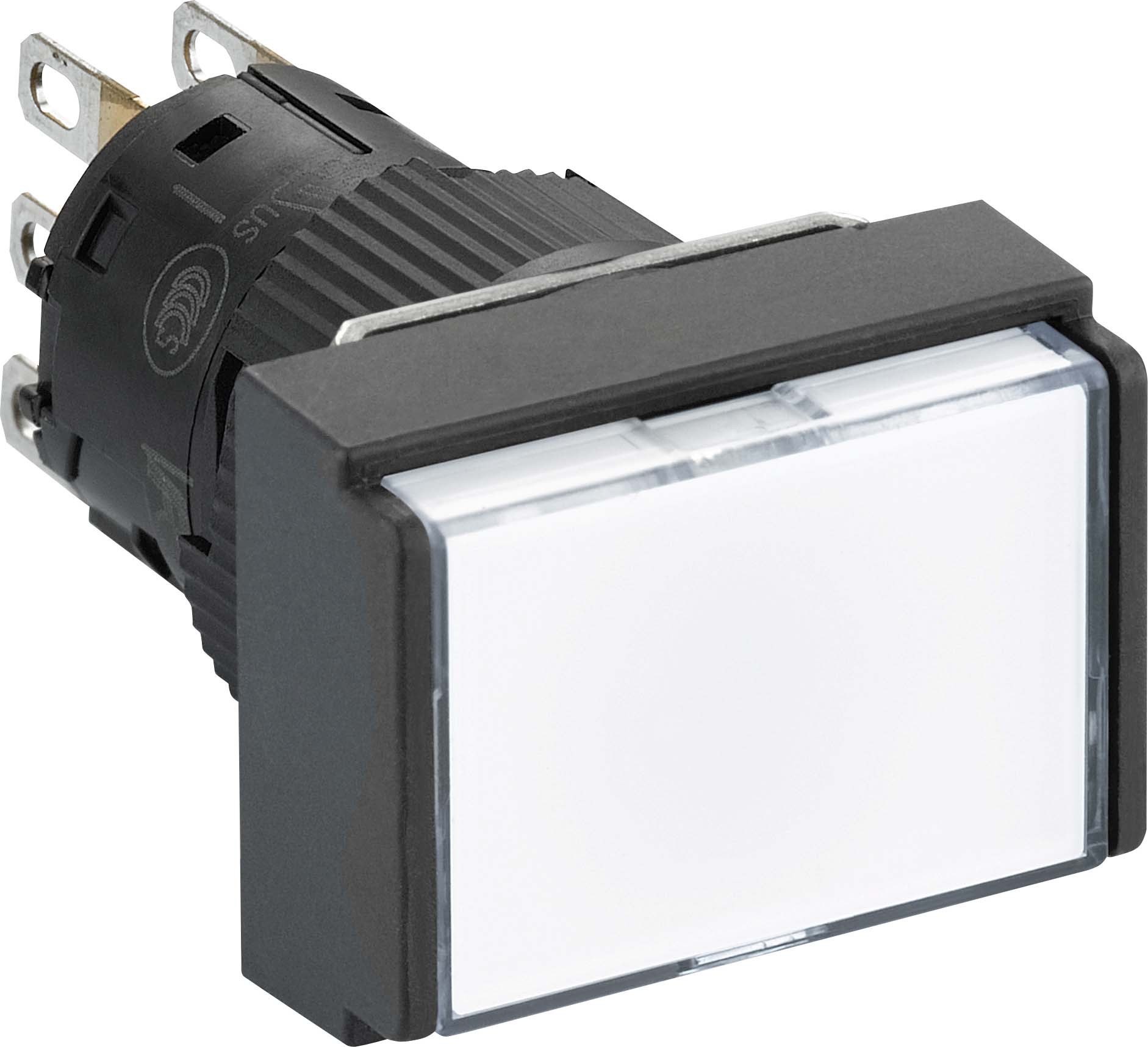 Schneider Electric XB6EDA11P Weißer pushbutton Ø 16 flach o. Rastung 1OC 5 Stück