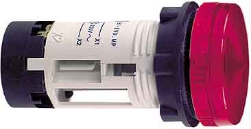 Schneider XB7EV07MP Leuchtmelder, Harmony XB7, Monoblock, Kunststoff, Ø22mm, transparent, integrierte LED, 230V AC, Schraubklemme