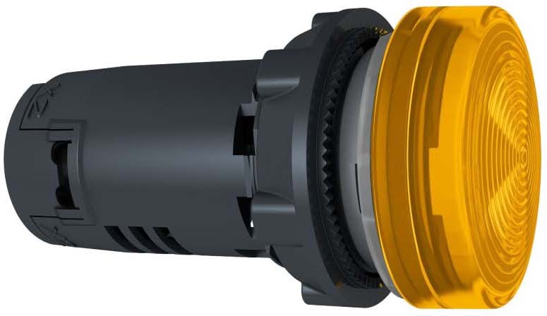 Schneider XB7EV08BP Leuchtmelder, Harmony XB7, Monoblock, Kunststoff, Ø22mm, orange, integrierte LED, 24V ACDC, Schraubklemme