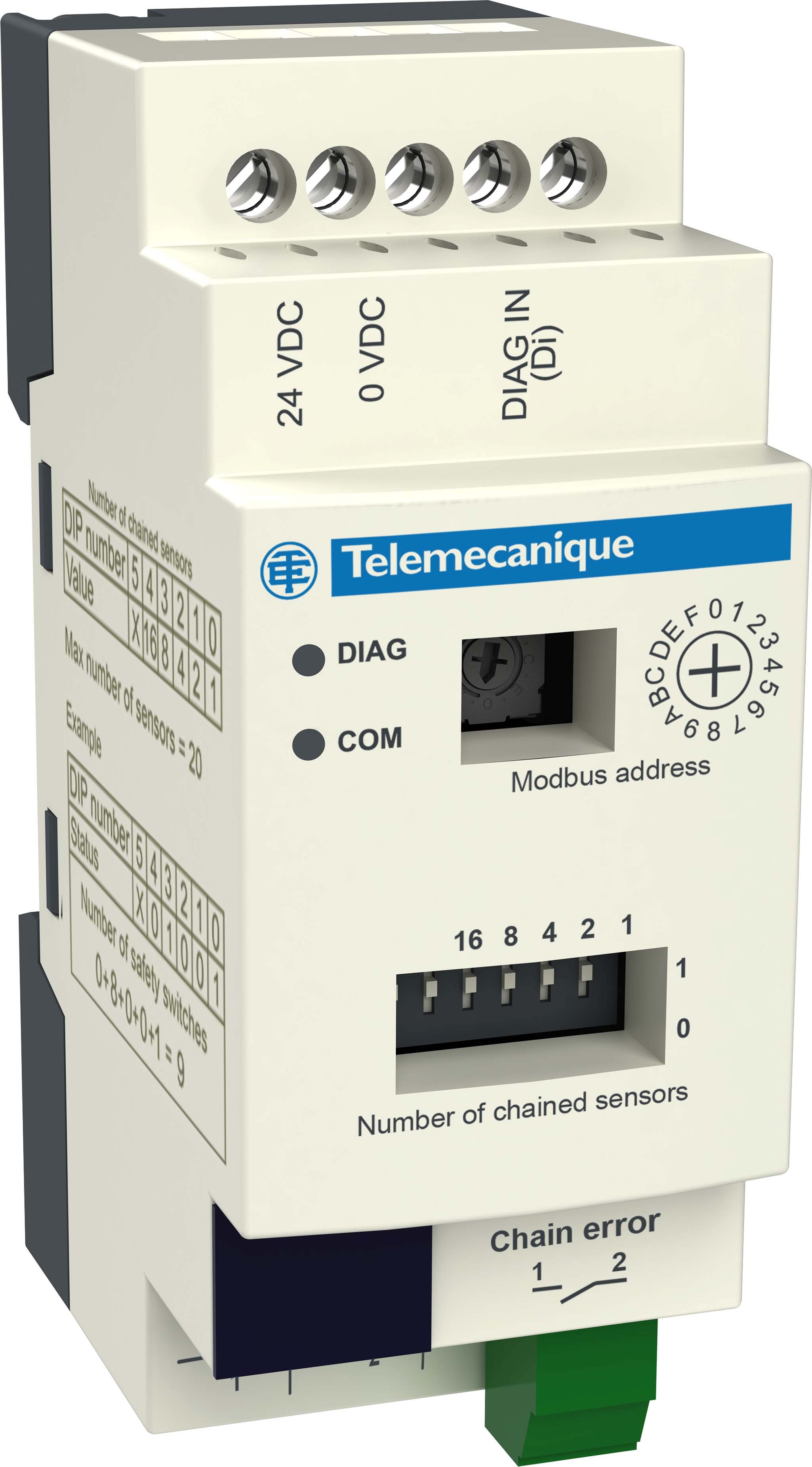 Schneider Electric XCSRD210MDB Diagnose Modul für RFID Sicherheitsschalter