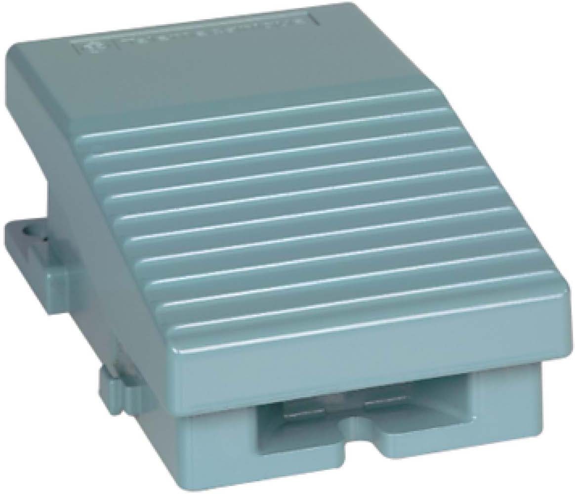 Schneider XPEM211 Fußschalter, Harmony XPE, einfach, Metall, blau, 2-stufig, 2Ö+2S, IP66