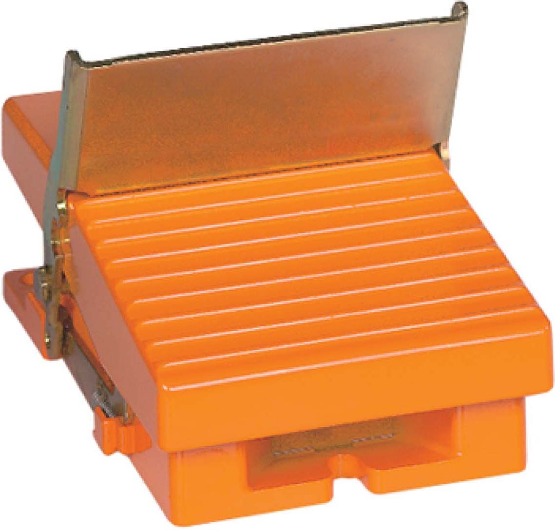 Schneider XPER911 Fußschalter, Harmony XPE, einfach, Metall, orange, 2-stufig, 2Ö+2S, IP66