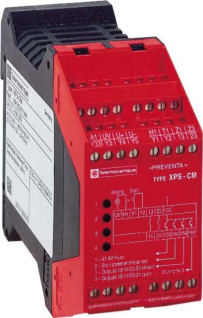Schneider XPSCM1144P Sicherheitsbaustein Muting für Einstrahl-Lichtschranken, 24 VDC, abziehb