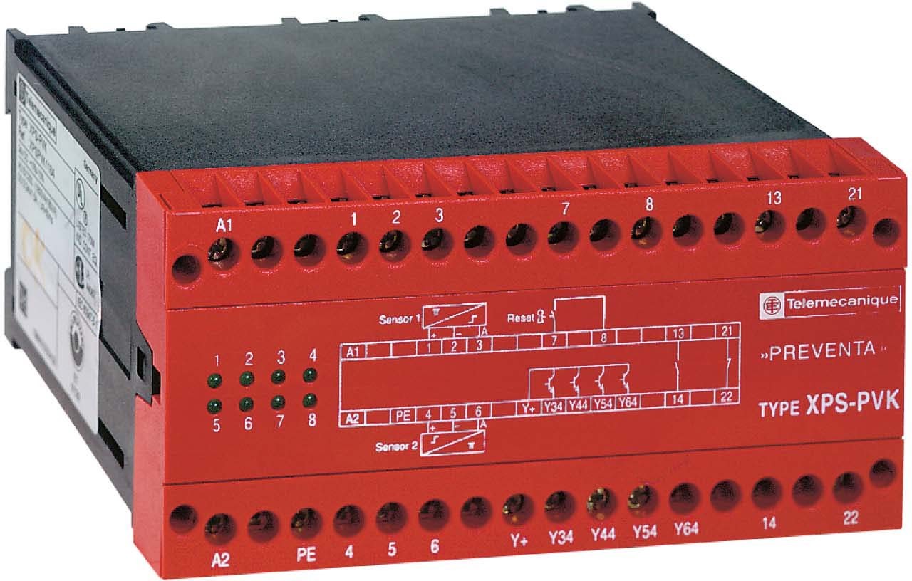 Schneider XPSPVK3784 Sicherheitsbaustein, dynamische Pressenventilüberwachung, 230VAC