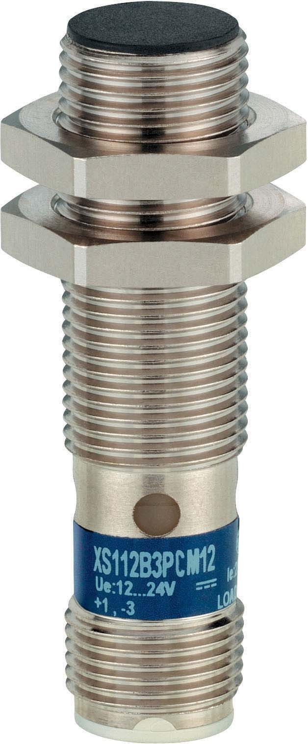 Schneider Electric XS112B3PCM12 XS1-Indu. Näher.sch. M12 L50 mm Messing Sn 4 mm 12-24 V DC M12