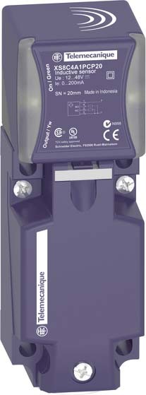Schneider Electric XS8C4A1DPP20 XS8-Indu. Näher.sch. 40x40x117 PBT Sn 20mm 12-48 V DC Klemmen