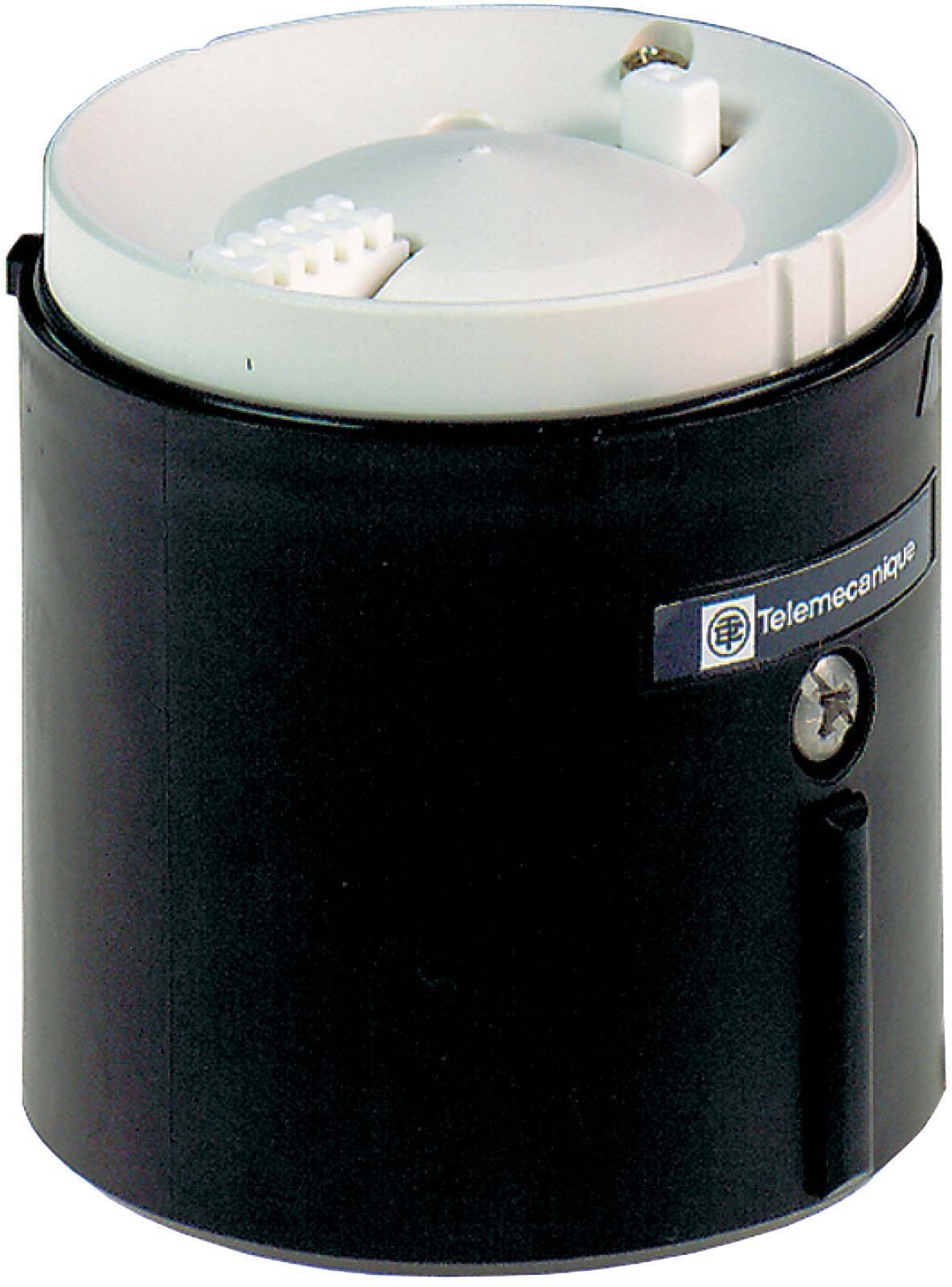 Schneider XVBC07 Anschlusselement für Signalsäulen mit Blitzlicht XVB, schwarz, IP 65