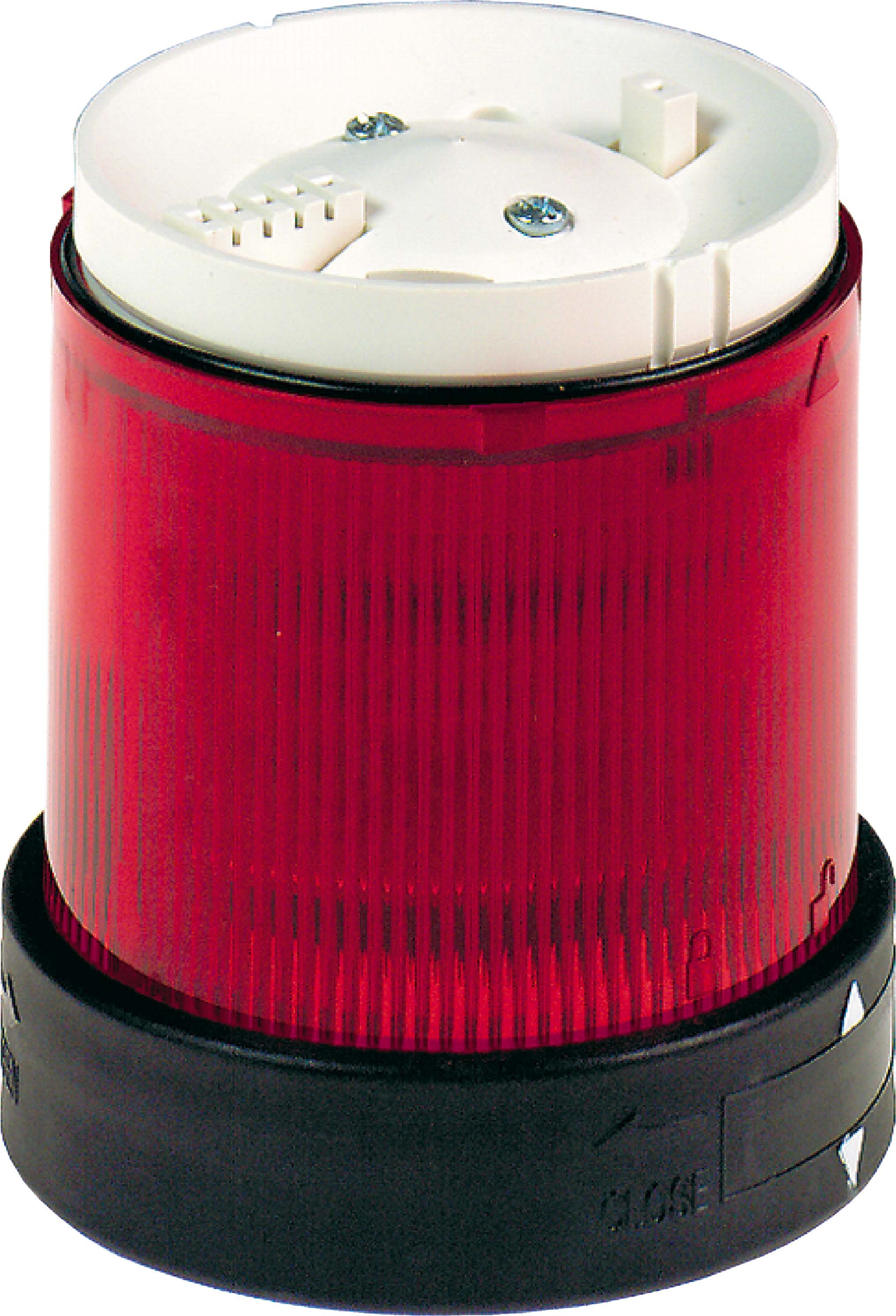 Schneider XVBC2B4D Ø 70mm beleuchtete Einheit mit Lichtdiffusor, konstant, rot, IP65, 24 V