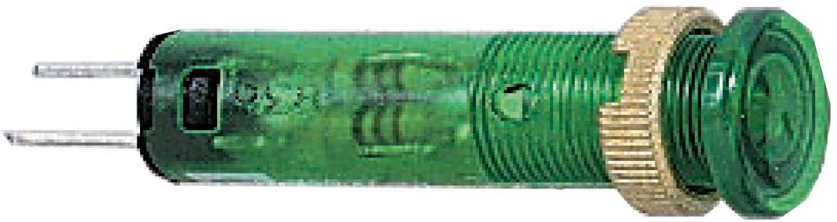 Schneider XVLA233 Leuchtmelder, Harmony XVL, 8mm, grün, geschützte LED, 24V DC, Flachsteckanschluss