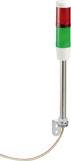 Schneider XVMB2RGSB Signalsäule ohne Buzzer+2 Leuchteinheiten, Ø 45mm, 24 V AC/DC
