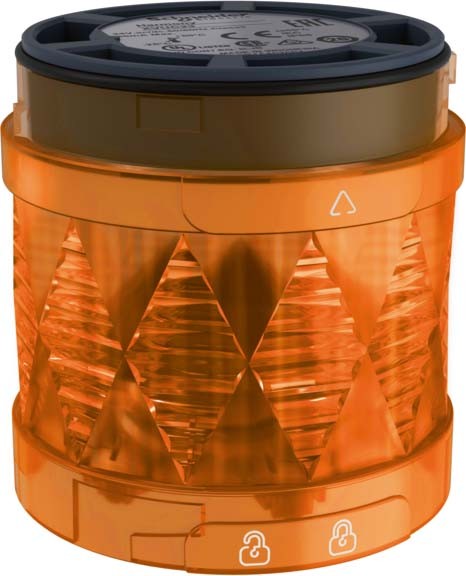 Schneider XVUC25 Leuchtelement, Harmony XVU, modular, 60mm, LED, orange, Dauerlicht, IP65, 24V ACDC