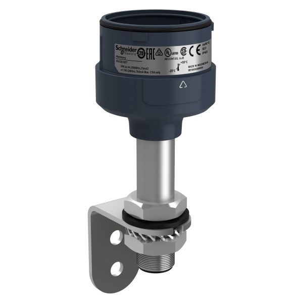 Schneider XVUZ100T Montageplatte auf Metall-Winkel, Harmony XVU, modular, 60mm, schwarz, Höhe 100mm, 24V ACDC, 110-240V AC