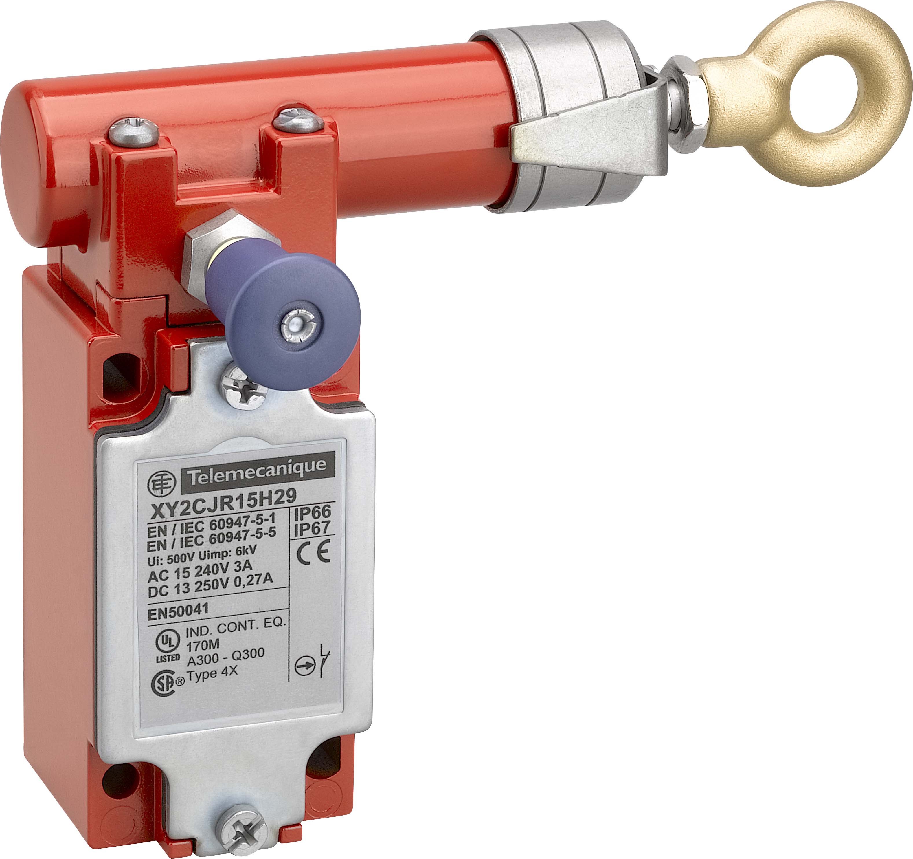 Schneider Electric XY2CJR19H29 Seilzugschalter Rechts abgewinkelt,2NC+1NO M20