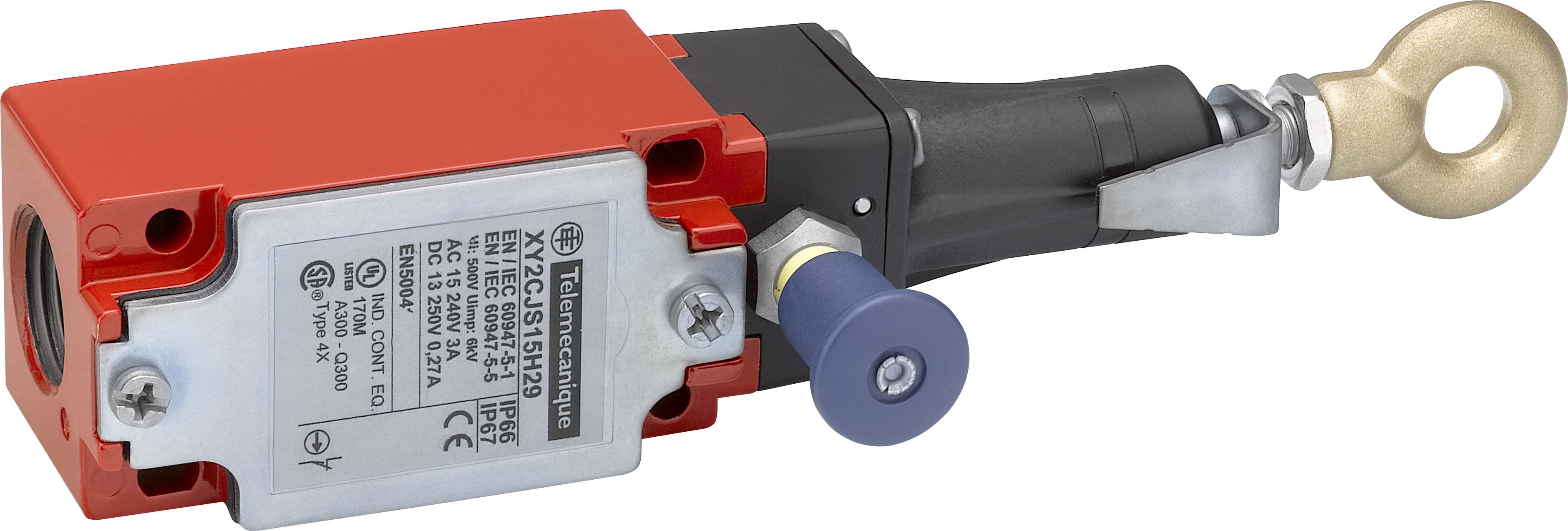 Schneider Electric XY2CJS17H29 Seilzugschalter gerade 2NC M20