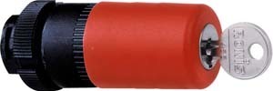 Schneider ZA2BS934 Vorsatz Not-Aus-Schalter Ø 30mm, Schlüsselentriegelung, Ø 22, rot