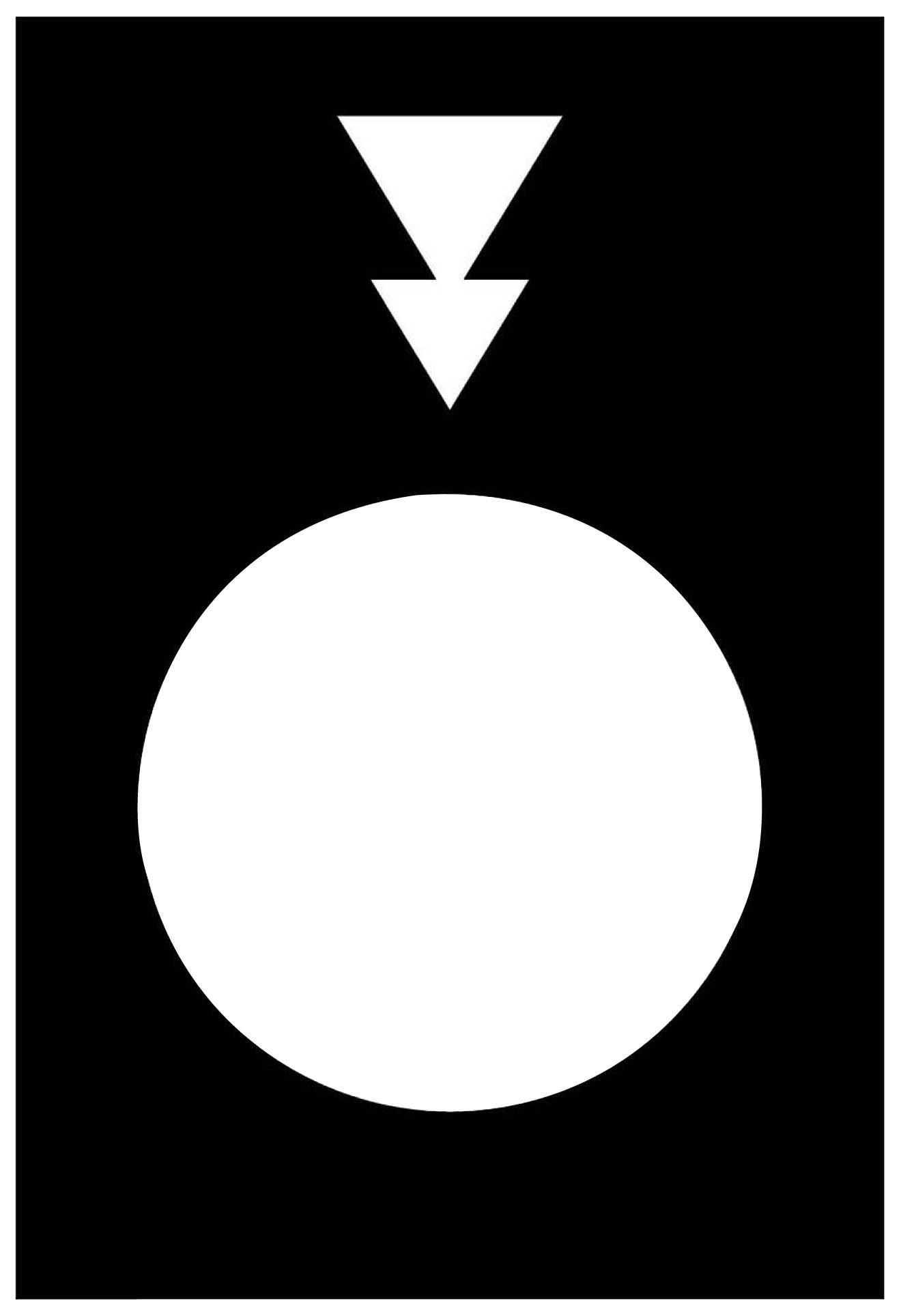 Schneider ZB2BY2956 Bezeichnungsschild, 30x40mm, schwarz, Senken, langsam-schnell