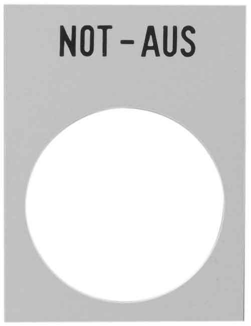 Schneider ZB2BY420001 Anzeigeschild Ge Not-Aus
