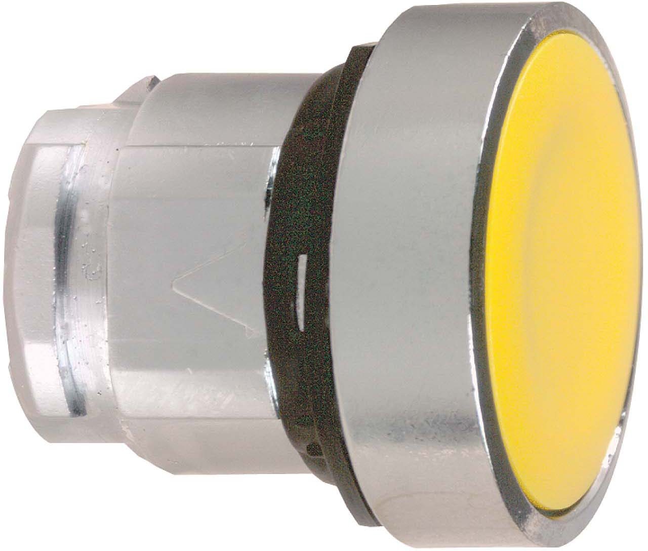 Schneider ZB4BA5 Drucktaster, Frontelement, Harmony XB4, Metall, 22mm, orange, unbeschriftet, tastend