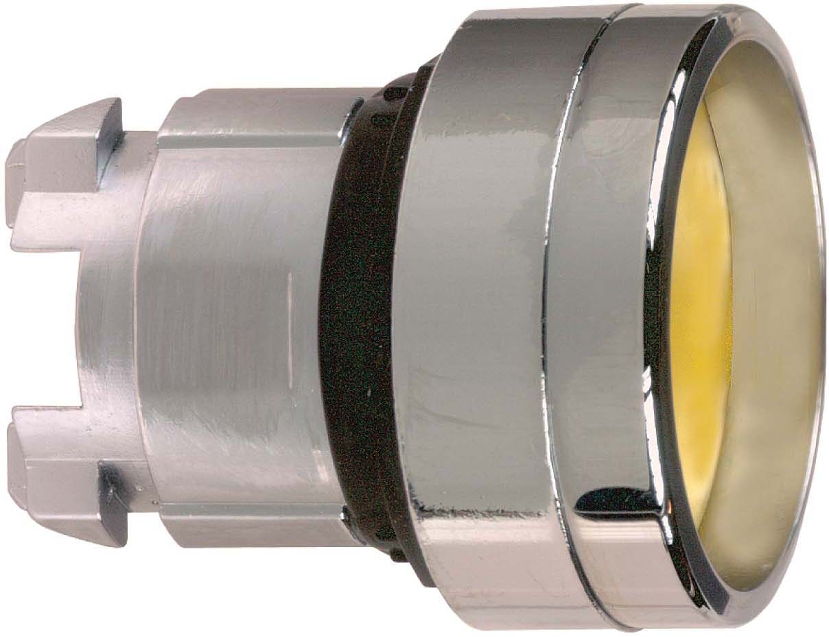Schneider ZB4BA56 Drucktaster, Frontelement, Harmony XB4, Metall, 22mm, orange, zurückgesetzt, unbeschriftet, tastend