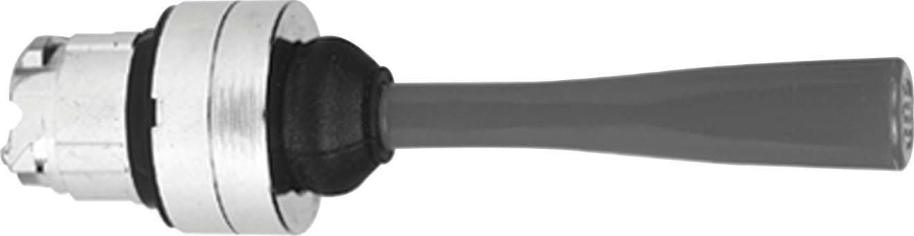 Schneider ZB4BB2 Hebeltaster, Frontelement, Harmony XB4, Metall, 22mm, schwarz, ohne Rastung