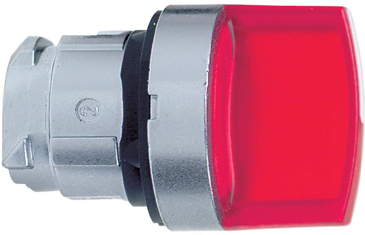 Schneider ZB4BD204 Wahlschalter, Frontelement, Harmony XB4, Metall, 22mm, rot, 2 Stellungen, rastend