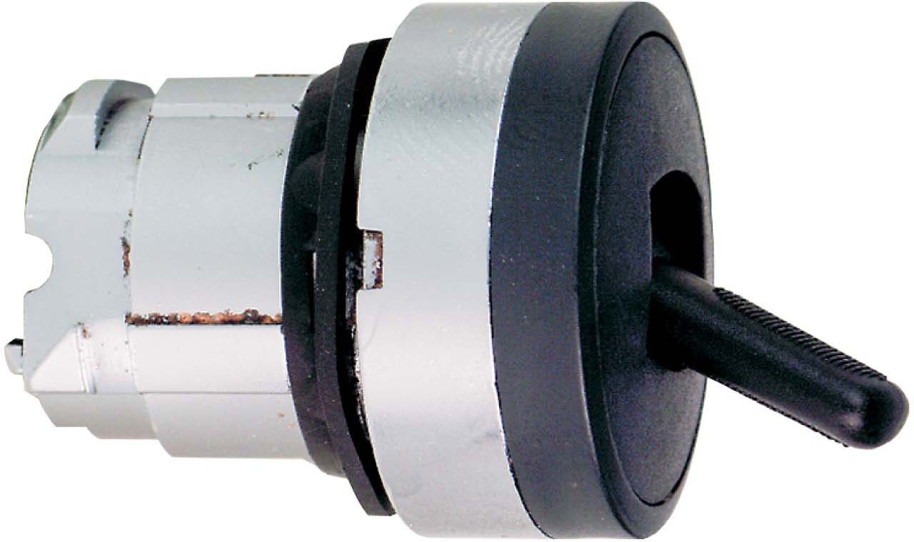Schneider ZB4BD28 Kippschalter, Frontelement, Harmony XB4, Metall, 22mm, schwarz, 2 Stellungen, rastend